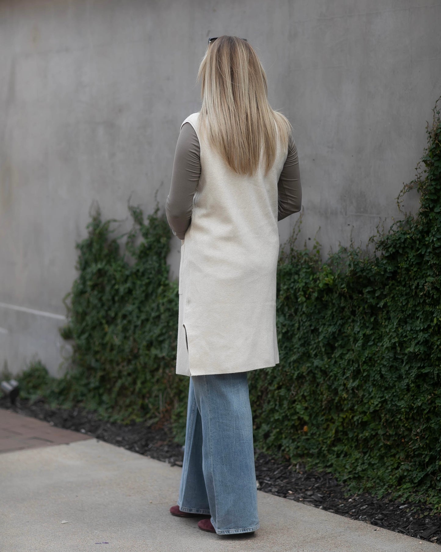 Sleeveless Cardigan Sweater