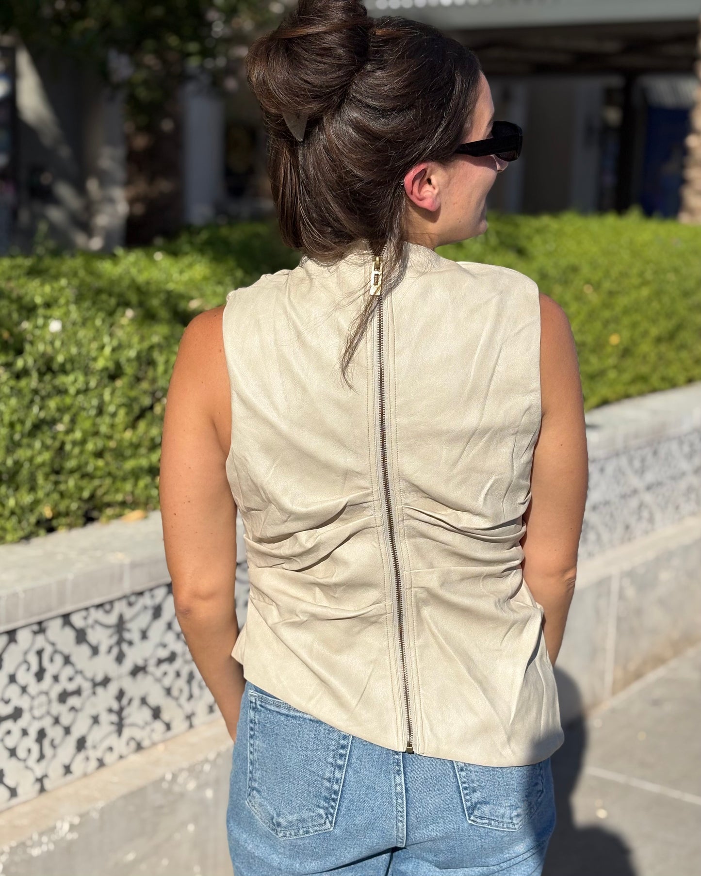 Out and About High Neck Top
