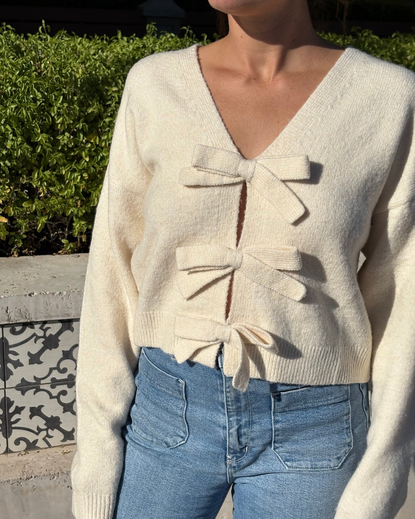 Emelie Bow Sweater