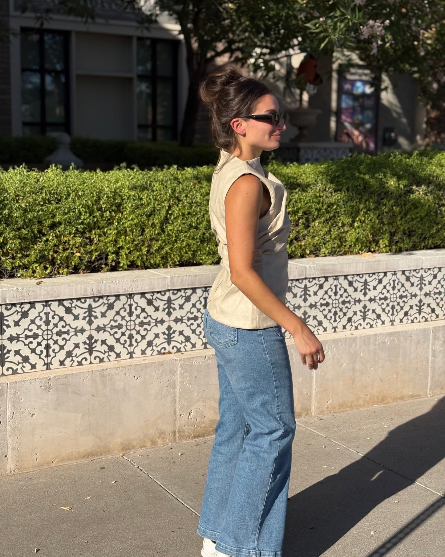 Out and About High Neck Top