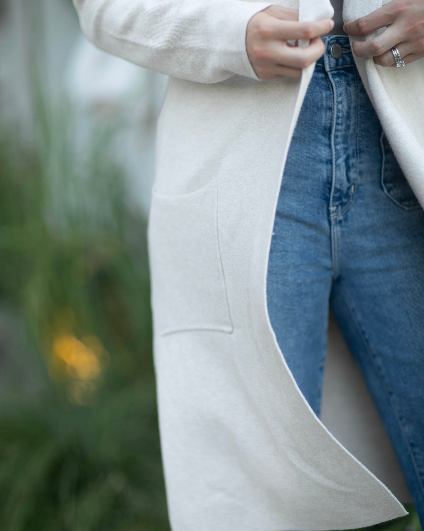 Open Front Long Sweater