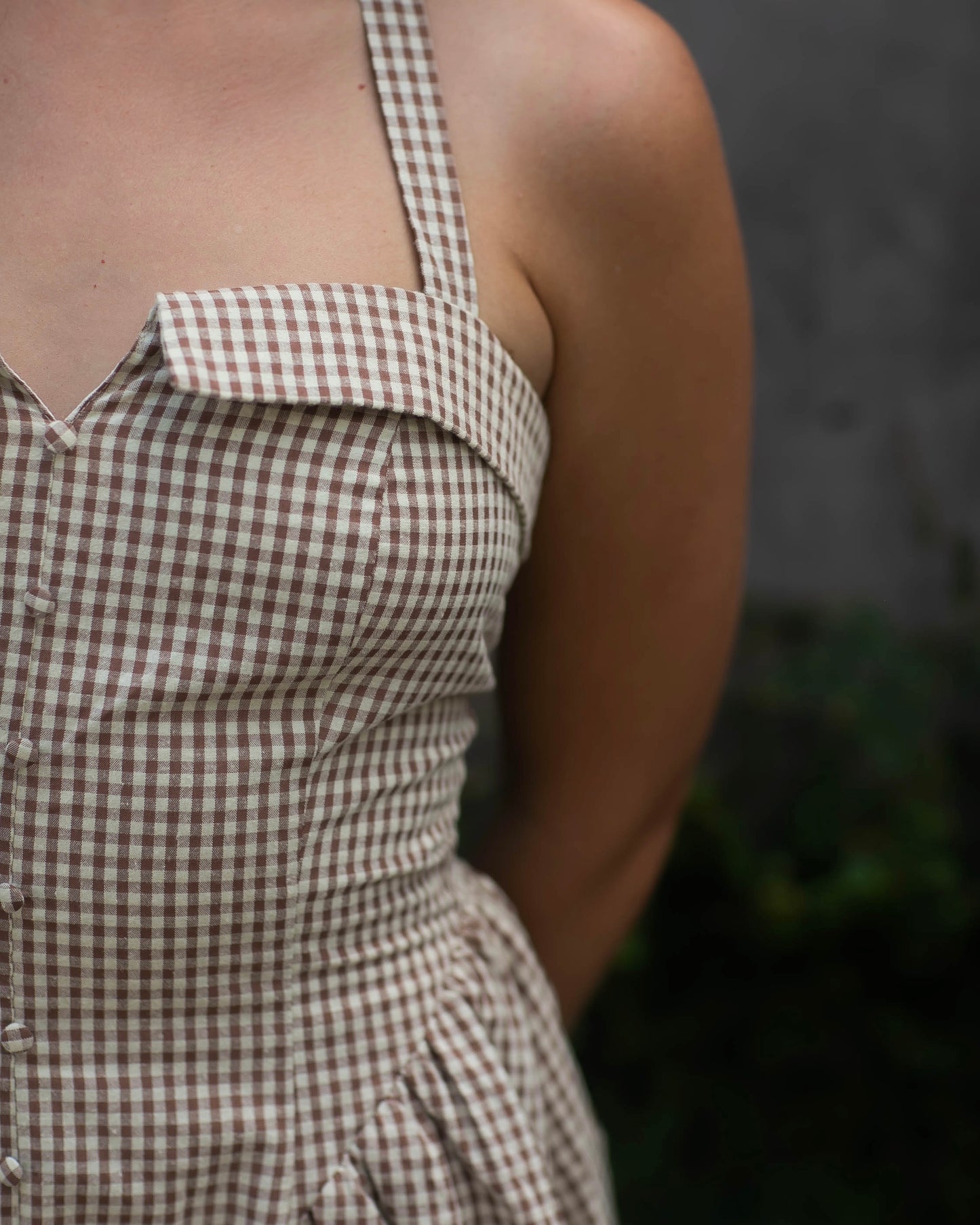 Annie Gingham Mini Dress