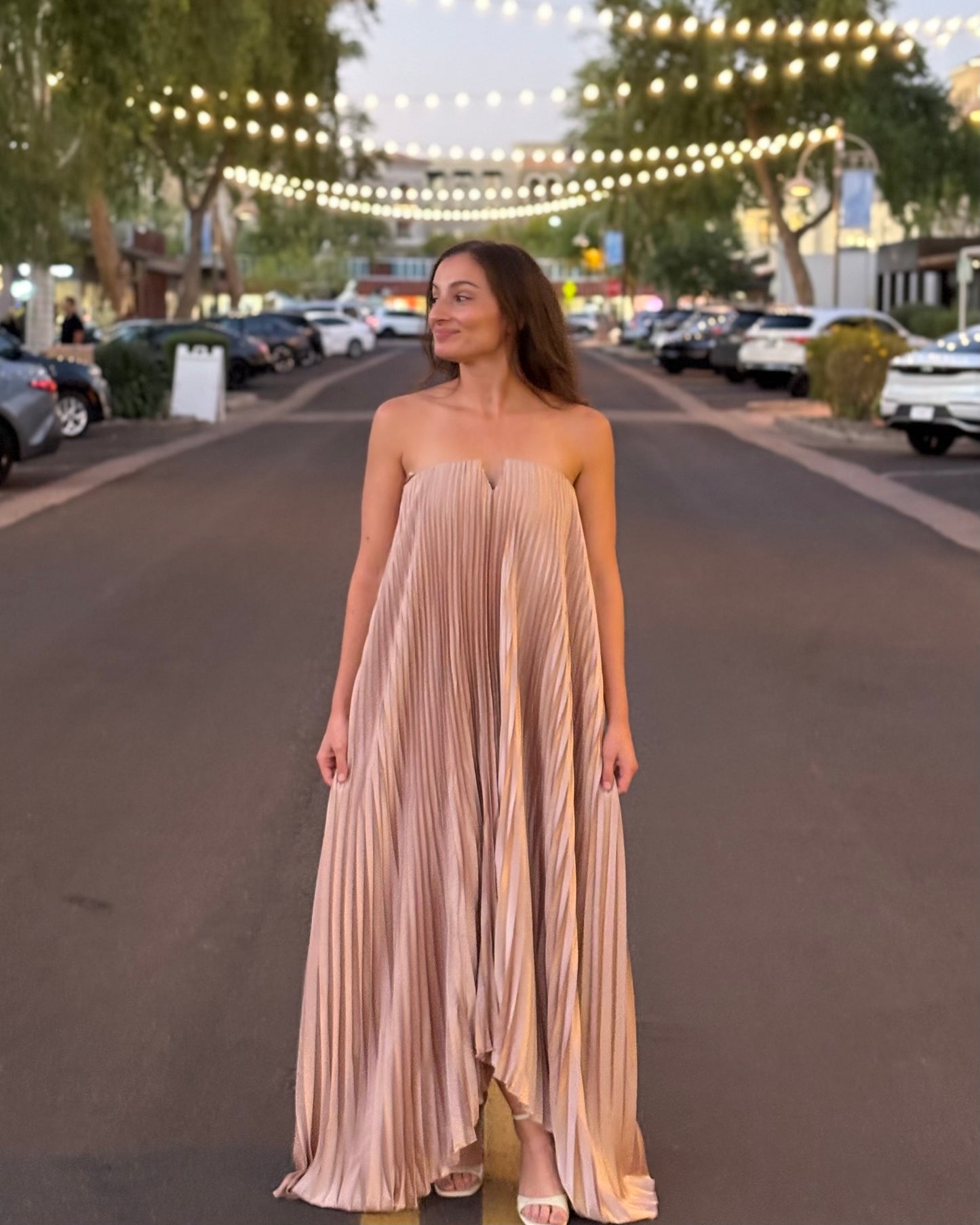 Guest of Honor Strapless Gown