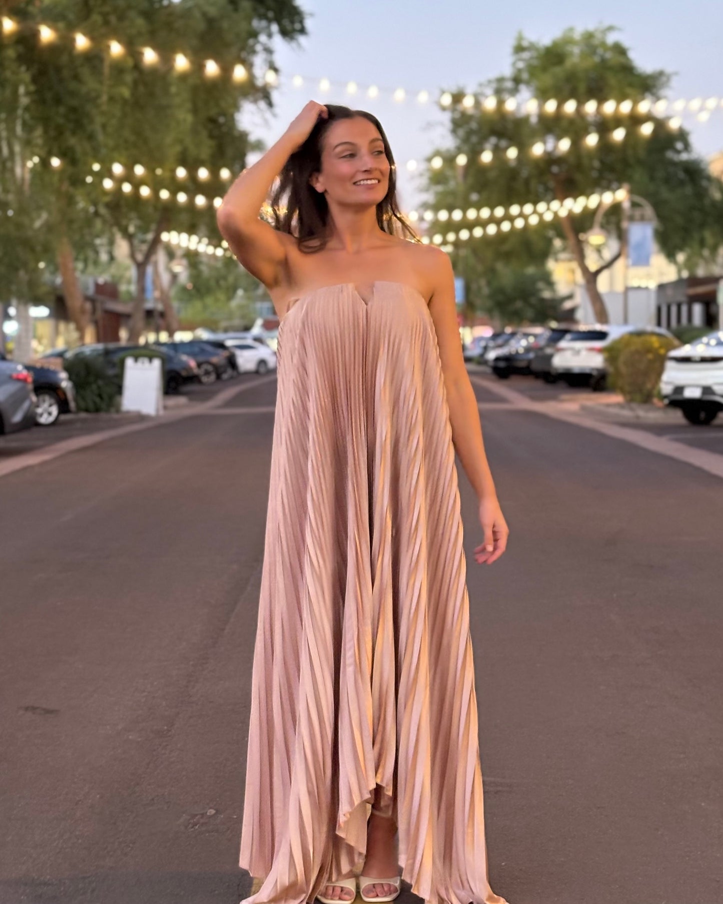 Guest of Honor Strapless Gown