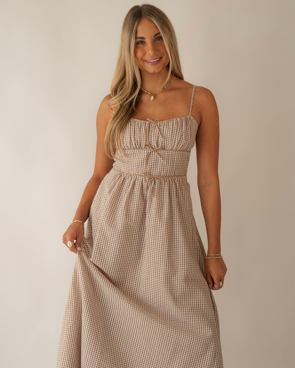 Gingham Dreams Maxi Dress