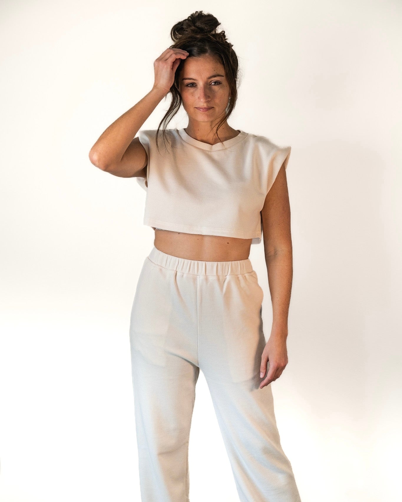 Waffle Knit Lounge Bottoms