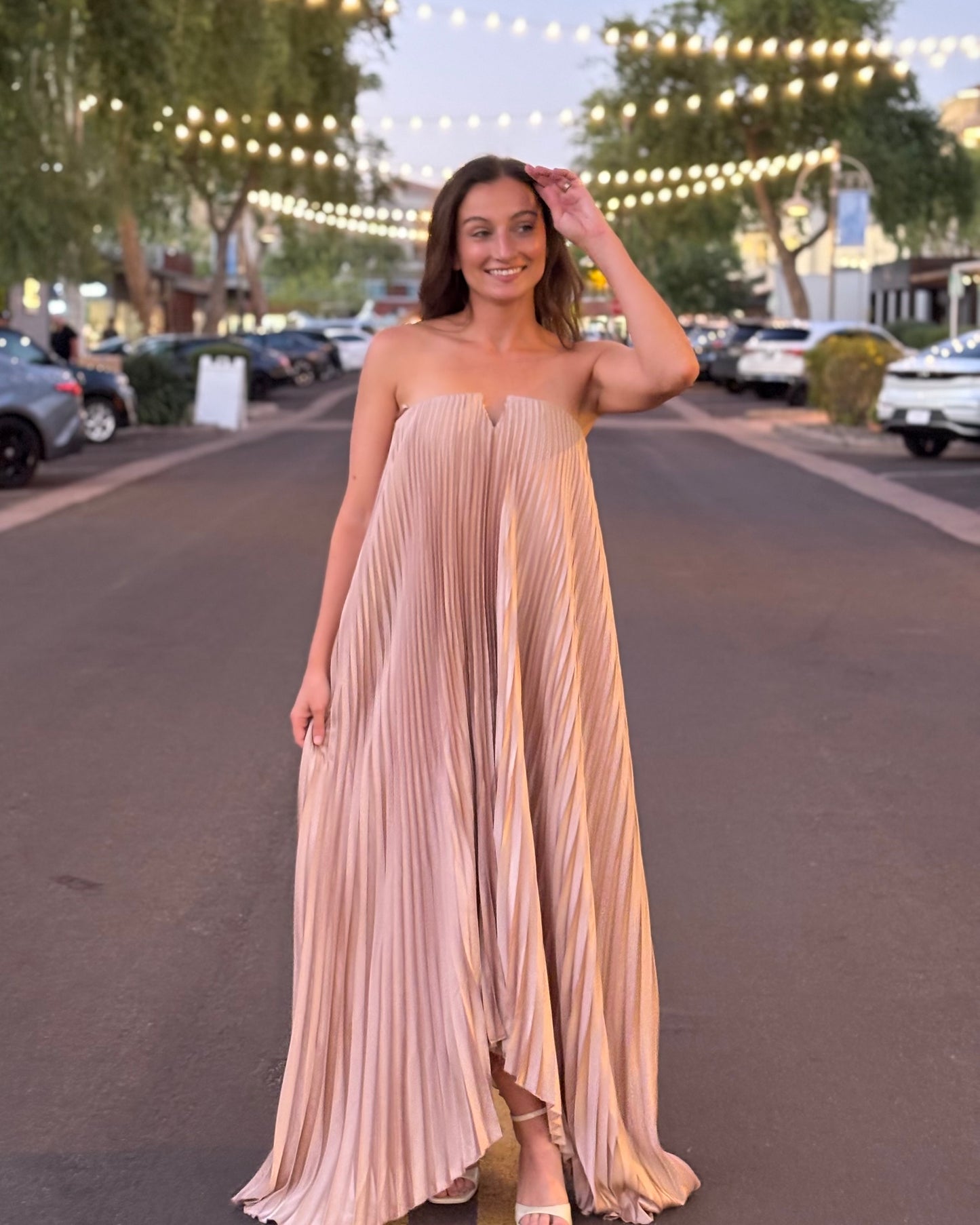 Guest of Honor Strapless Gown