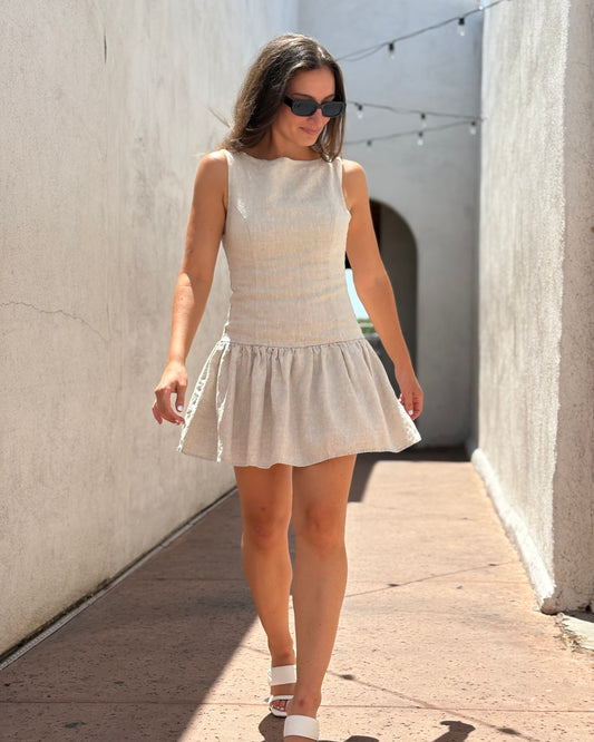 neutral short dresses NEUTRAL DRESSES TO WEAR NON-STOP THIS SUMMER