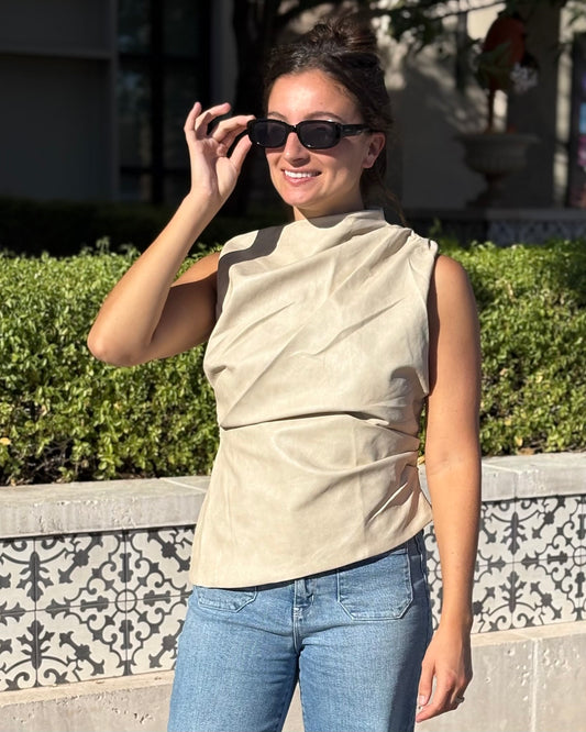 Out and About High Neck Top