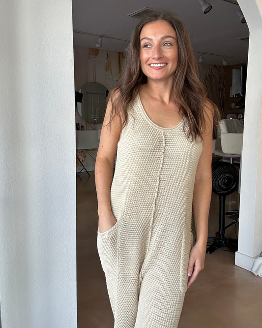 Sand Knit Jumpsuit