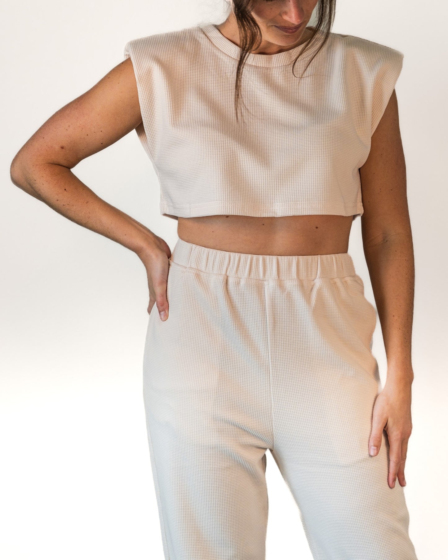 Waffle Knit Lounge Bottoms